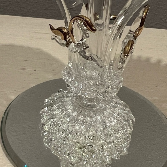 Vintage Rare Baron Glass Carousel Horse Blown Glass Figurine - Picture 7 of 10